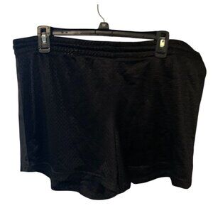 Finish Line FINL365 Vintage Y2K 90's Pull On Mens Size Large Short Shorts Black